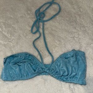 Princess Polly- Aqua Halter Top